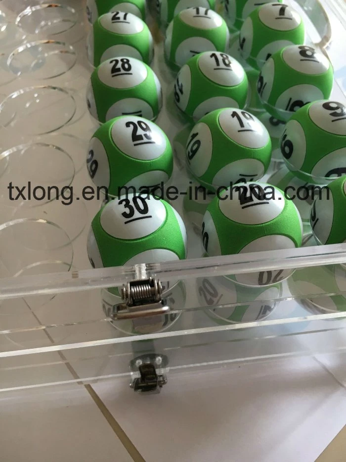 Bingo Balls Keno Ball Drawing Ball Case Acrylic Ball Set