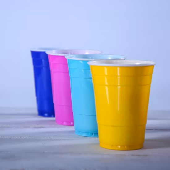 12oz 14oz 16oz Einweg-Plastikbecher/Beer-Pong-Becher